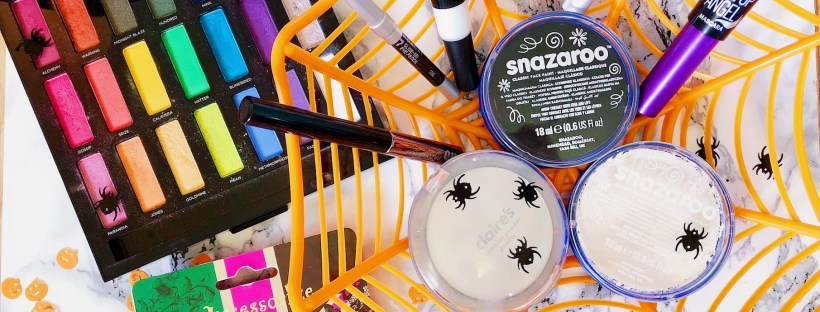 Halloween Makeup, Urban Decay, Elf, Snazaroo, Maybelline, Nyx, Claire's Accessories, Accessorize